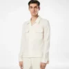 Cashmere Chest Pocket Outershirt