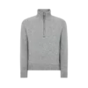 Cashmere Lambswool Half Zip