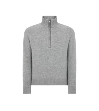 Cashmere Lambswool Half Zip