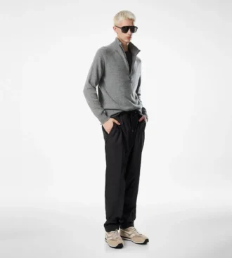 Cashmere Lambswool Half Zip