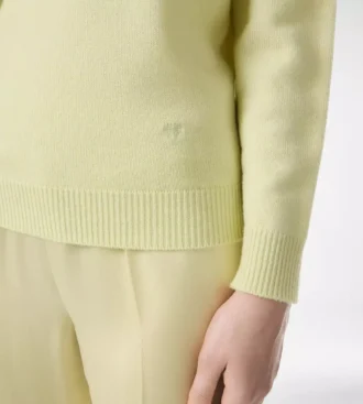 Cashmere Off the Shoulder V-Neck Knit