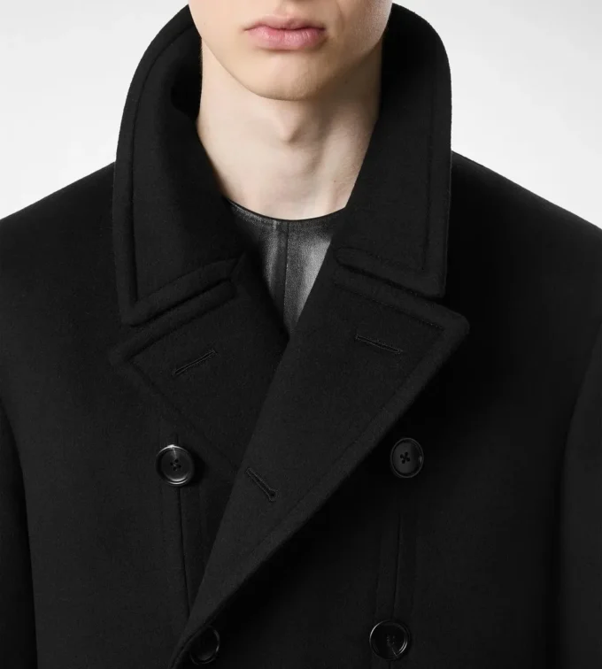 Cashmere Officer Coat