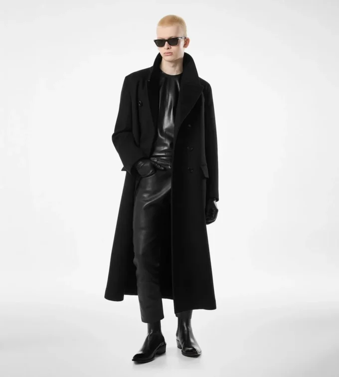 Cashmere Officer Coat