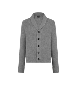 Cashmere Shawl Collar Cardigan
