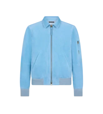 Cashmere Suede Collar Blouson