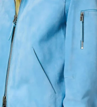 Cashmere Suede Collar Blouson