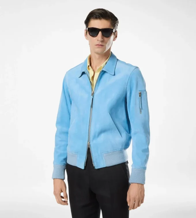 Cashmere Suede Collar Blouson Cashmere Suede Collar Blouson