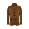 Cashmere Suede Military Jacket