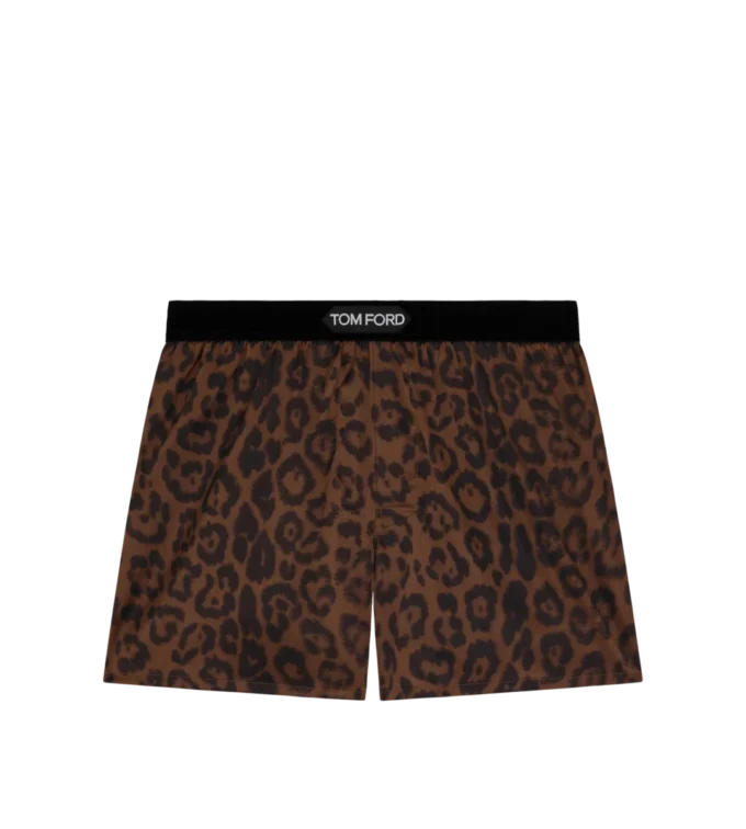 Cheetah Silk Boxers Cheetah Silk Boxers