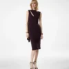 Cocktail Dress with Cut Out and Scarf Detail
