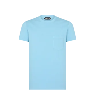 Cold Dyed Cotton Crew Neck T-Shirt