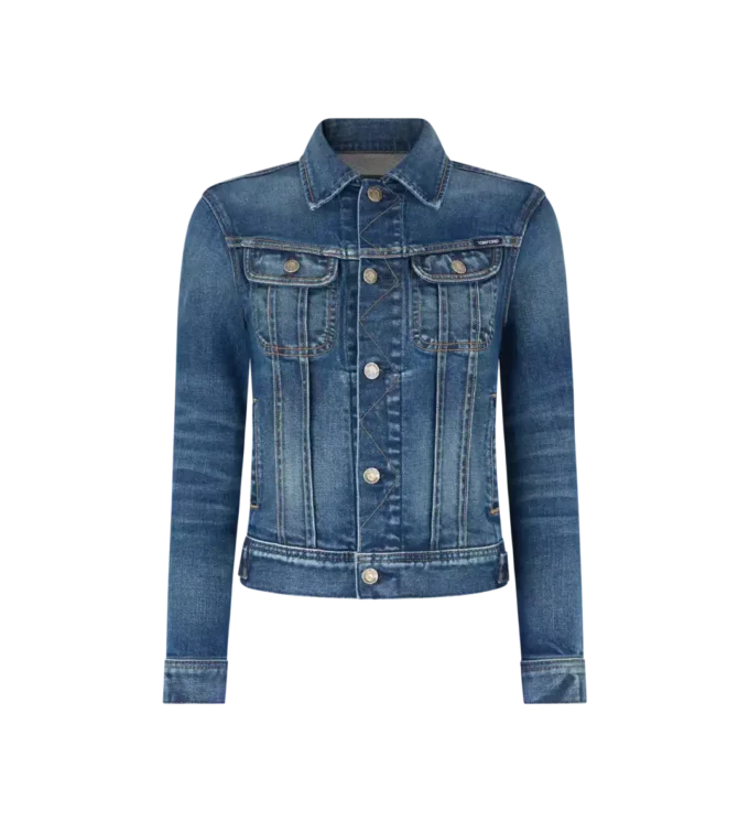 Comfort Stone Washed Denim Jacket Comfort Stone Washed Denim Jacket