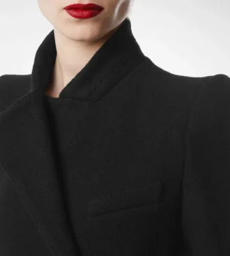 Compact Stretch Boucle’ Wrap Jacket