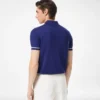 Contrast Piping Cashmere Silk Polo