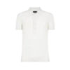 Cotton Cashmere Short Sleeve Polo