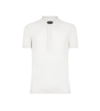 Cotton Cashmere Short Sleeve Polo
