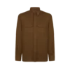 Cotton Linen Drill Military Shirt