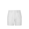 Cotton Satin Tailored Shorts