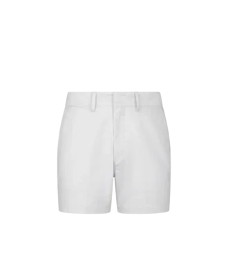 Cotton Satin Tailored Shorts
