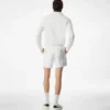 Cotton Satin Tailored Shorts