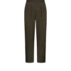 Cotton Silk Bengal Stripe Pleated Lounge Pant