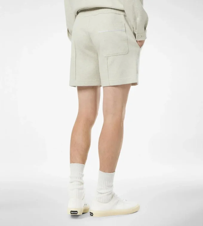 Cotton Silk Cashmere Shorts