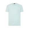 Cotton Silk Crew Neck T-Shirt