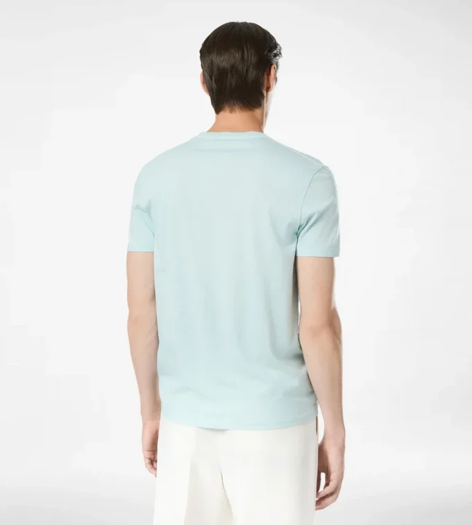 Cotton Silk Crew Neck T-Shirt