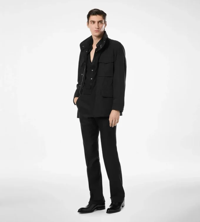 Cotton Silk Reps Field Jacket