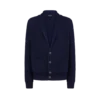 Cotton Silk Shawl Collar Cardigan