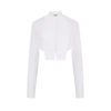 Cotton Voile Cropped Shirt