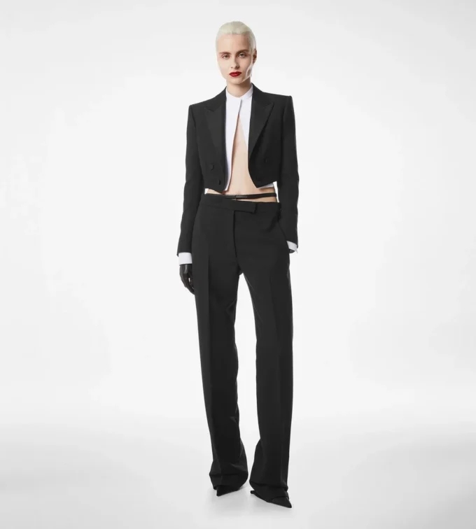 Cotton Voile Cropped Shirt