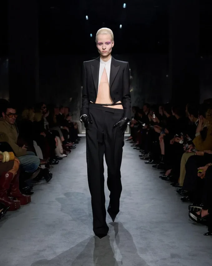 Cotton Voile Cropped Shirt