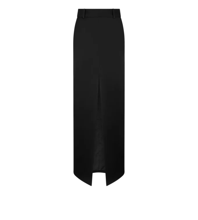 Crepe Envers Satin Tailored Skirt