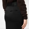 Crepe Envers Satin Tailored Skirt