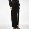 Crepe Envers Satin Tailored Skirt