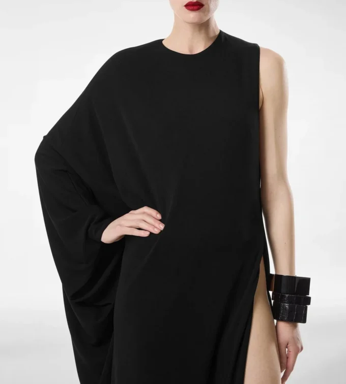 Crepe Jersey Evening Dress