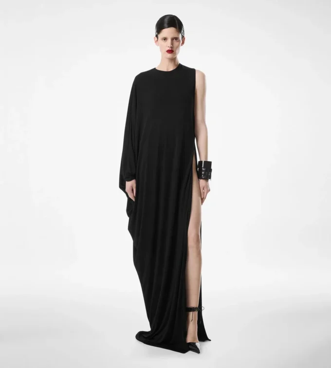 Crepe Jersey Evening Dress
