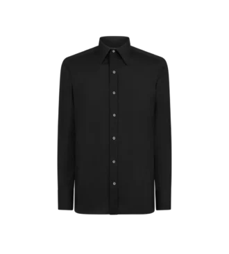 Crepe Satin Slim Fit Shirt