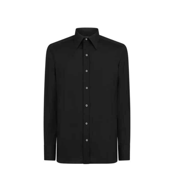 Crepe Satin Slim Fit Shirt