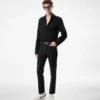 Crepe Satin Slim Fit Shirt