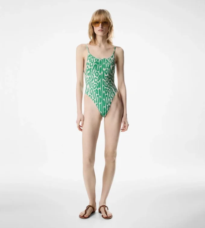 Deep Scoop Neck Swimsuit