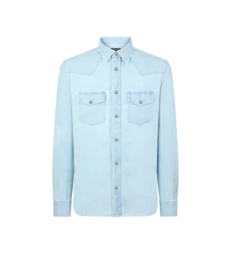 Denim Chambray Western Shirt