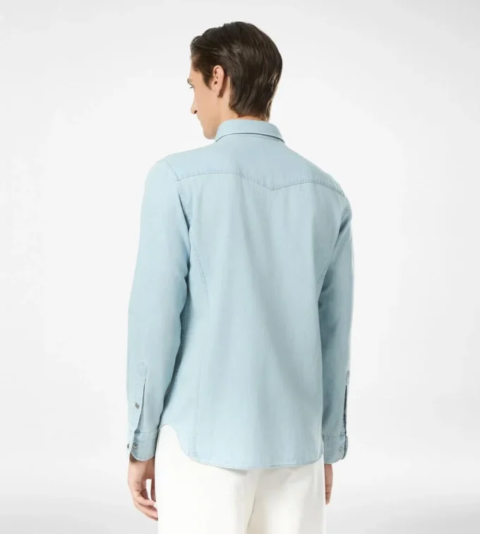 Denim Chambray Western Shirt