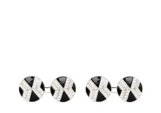 Diamond Round Cufflinks Diamond Round Cufflinks