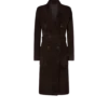 Double Breasted Belted Suede Coat Double Breasted Belted Suede Coat