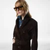 Double Breasted Belted Suede Coat Double Breasted Belted Suede Coat