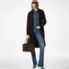 Double Breasted Belted Suede Coat Double Breasted Belted Suede Coat