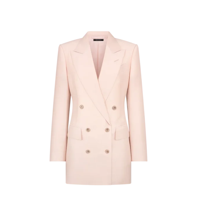 Double Breasted Peak Lapel Jacket Double Breasted Peak Lapel Jacket