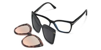 Double Clip on Blue Block Opticals